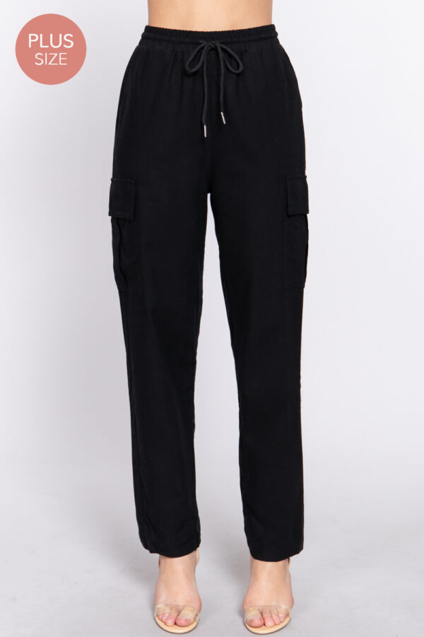 LINEN CARGO PANTS  - Image 8