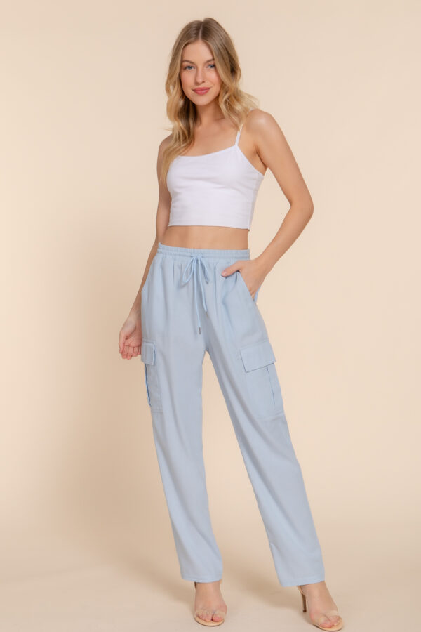 LINEN CARGO PANTS  - Image 12