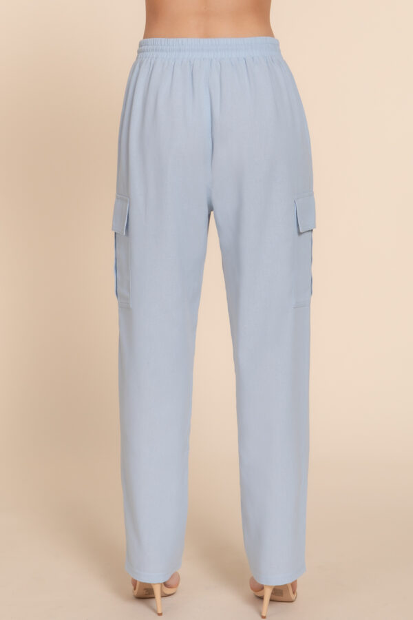 LINEN CARGO PANTS  - Image 9