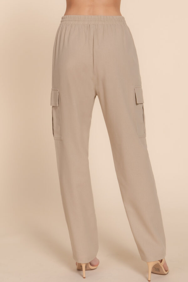 LINEN CARGO PANTS  - Image 2