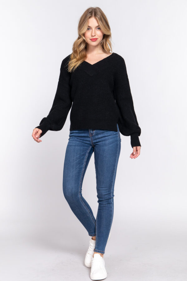V-NECK SWEATER - Image 13