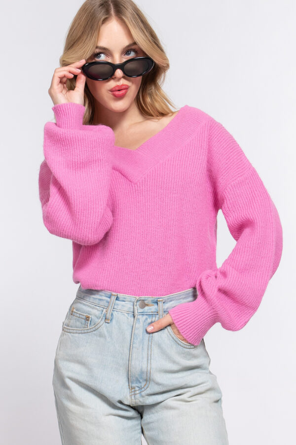 V-NECK SWEATER - Image 9