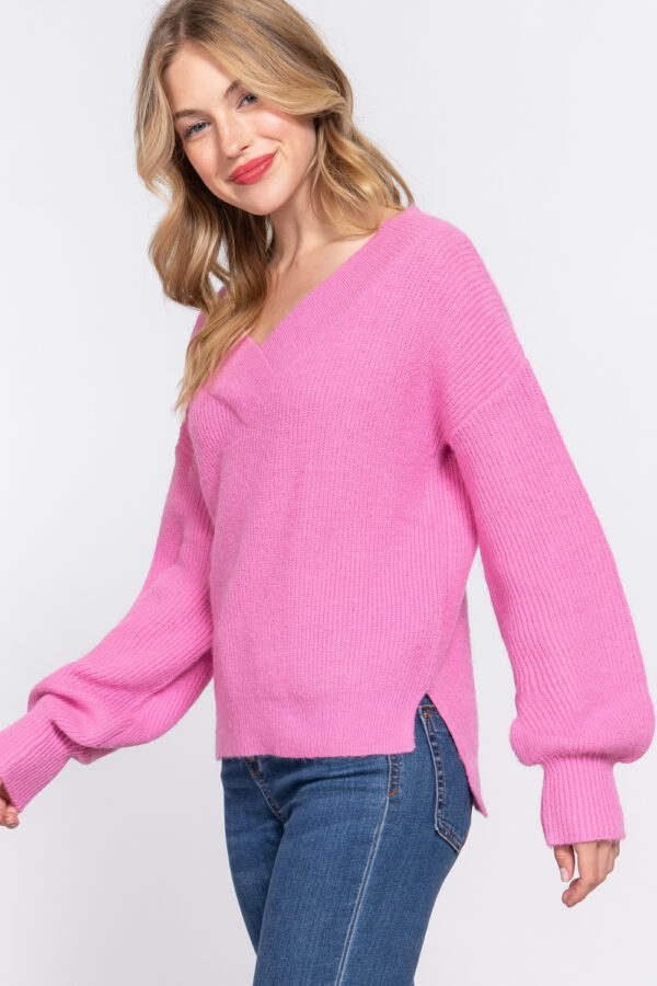 V-NECK SWEATER - Image 6