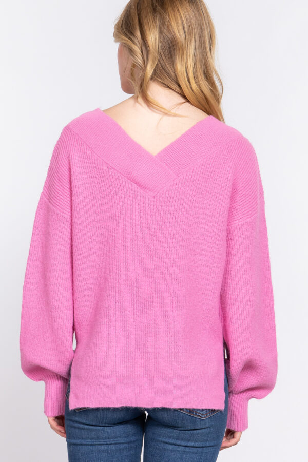 V-NECK SWEATER - Image 5