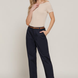 PANTS WITH BRAIDED BELT 