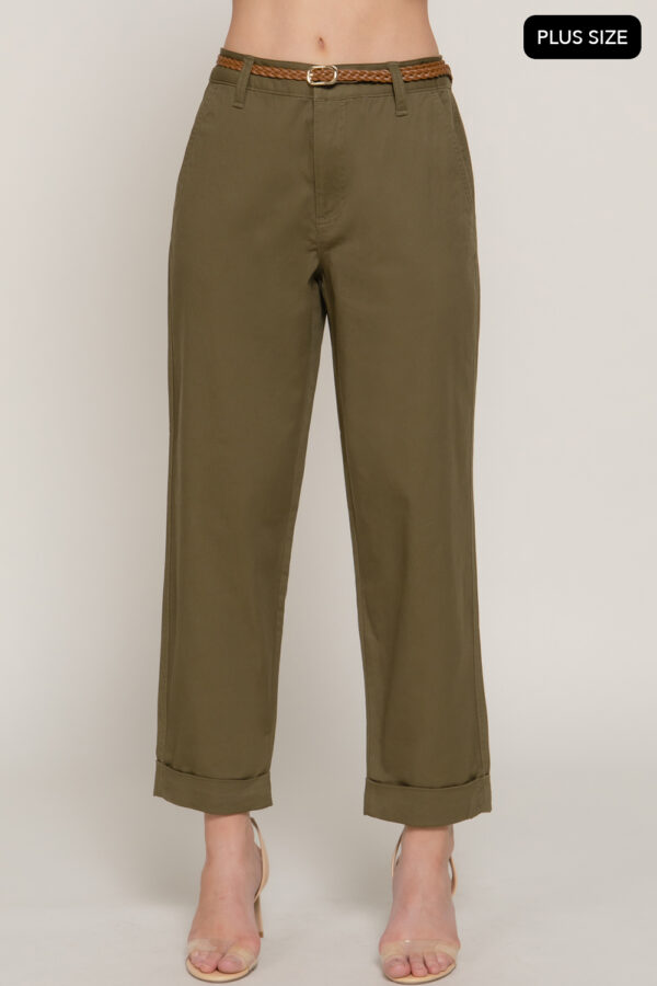 PANTS WITH BRAIDED BELT  - Image 10