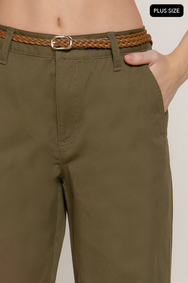 PANTS WITH BRAIDED BELT  - Image 9