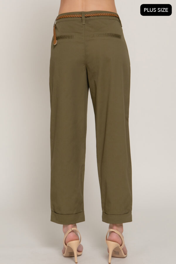 PANTS WITH BRAIDED BELT  - Image 6