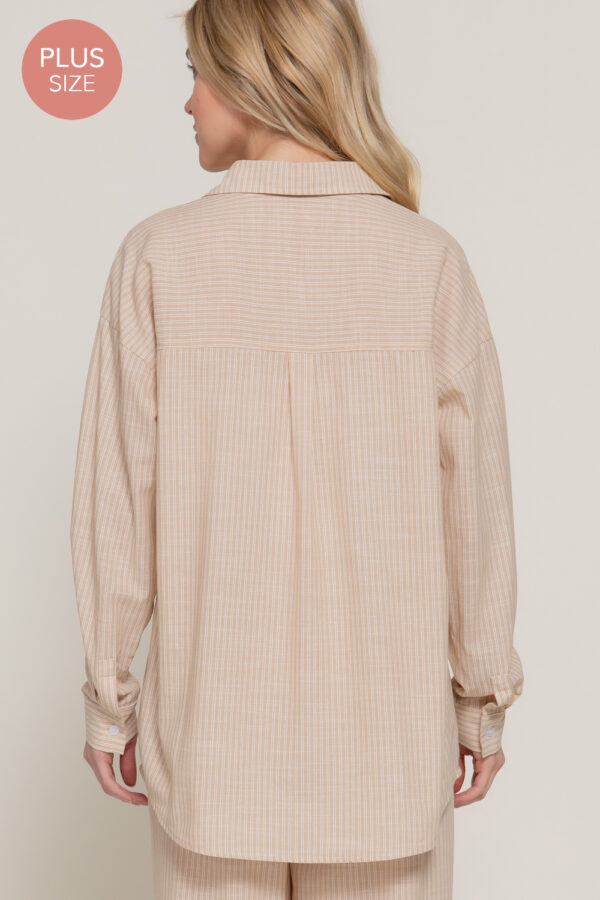 STRIPE GAUZE SHIRT - Image 10