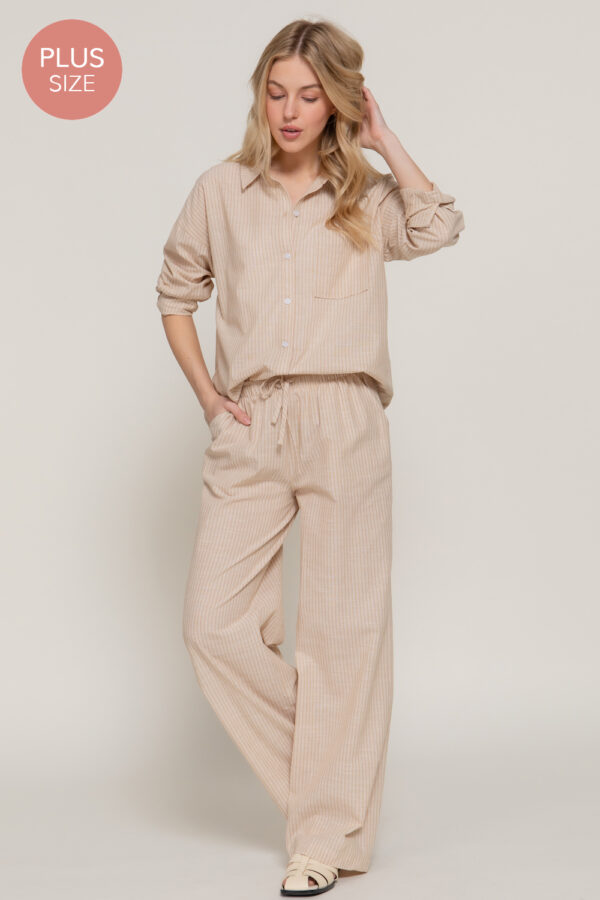 STRIPE GAUZE SHIRT - Image 9