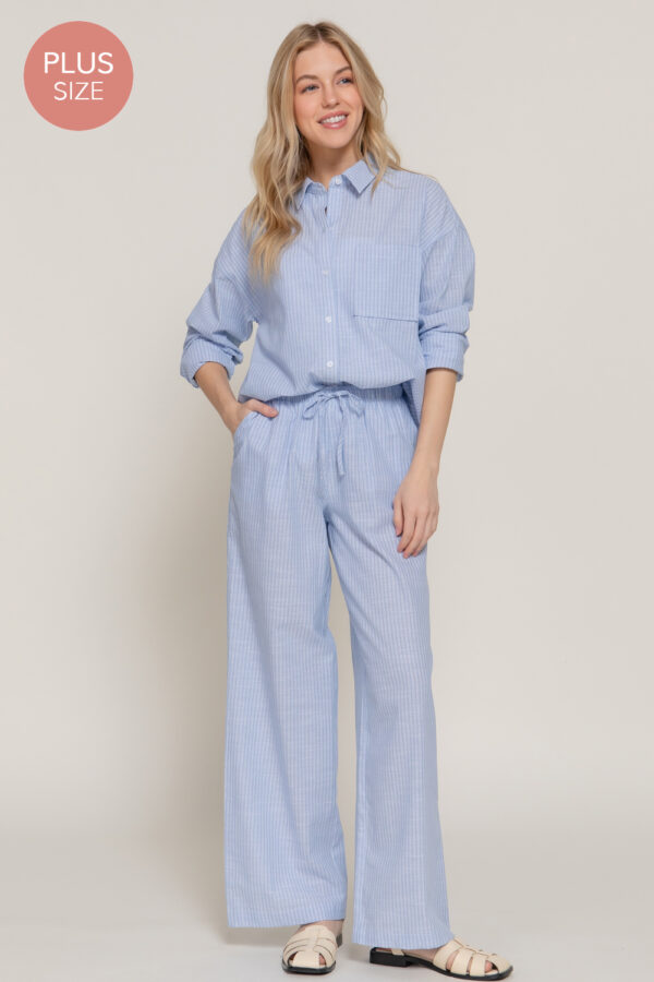 STRIPE GAUZE SHIRT - Image 3